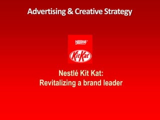 Advertising & Creative Strategy

 