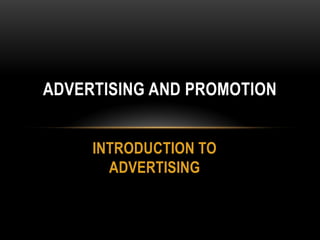 Comprehensive Introduction to Advertising and Its Impact on Consumers ...