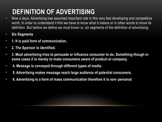 Advertisement Def Comprehensive Introduction to Advertising and Its Impact on Consumers ...