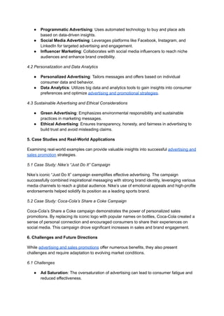 Advertising and Sales Promotion Questions for MBA Students | PDF