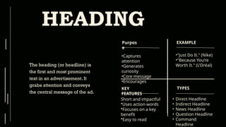 Comprehensive Guide to Advertising Copy: Features, Elements, and Types ...