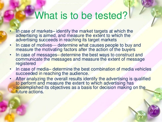 Advertising effectiveness