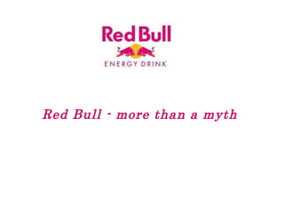 Red Bull Presentation for Advertising