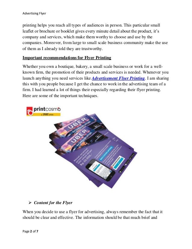 7 important points you must know about printing of advertising flyers printing advertising flyers