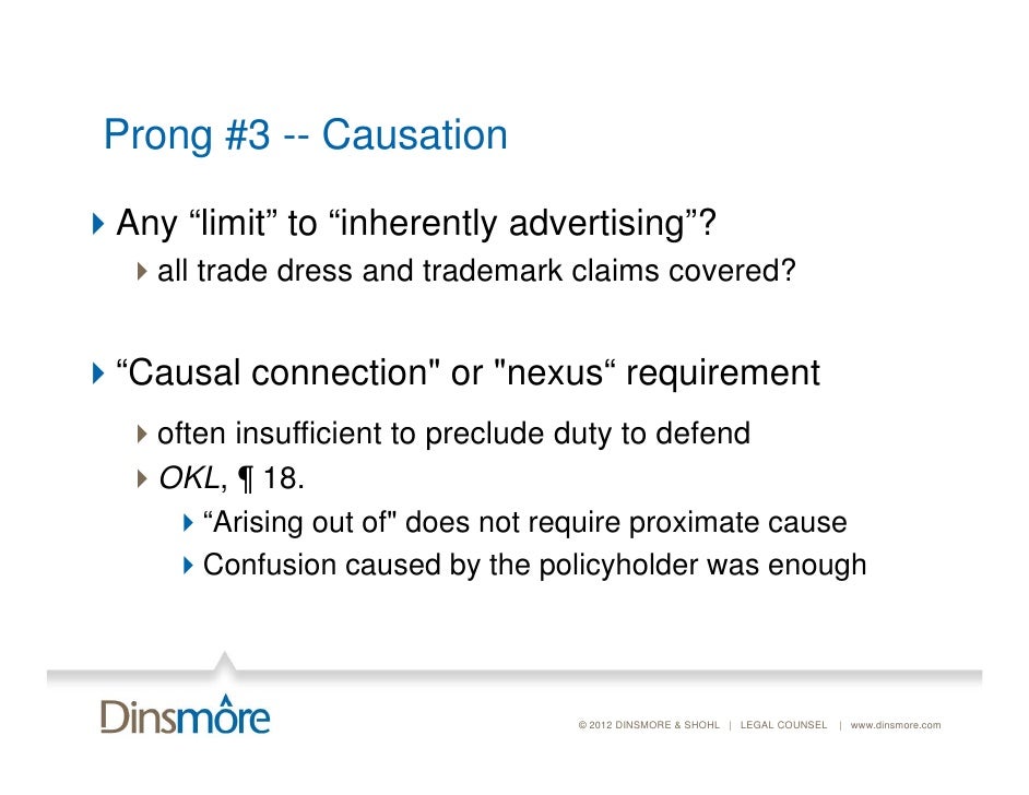 "Insurance Coverage for IP Claims under CGL Advertising ...