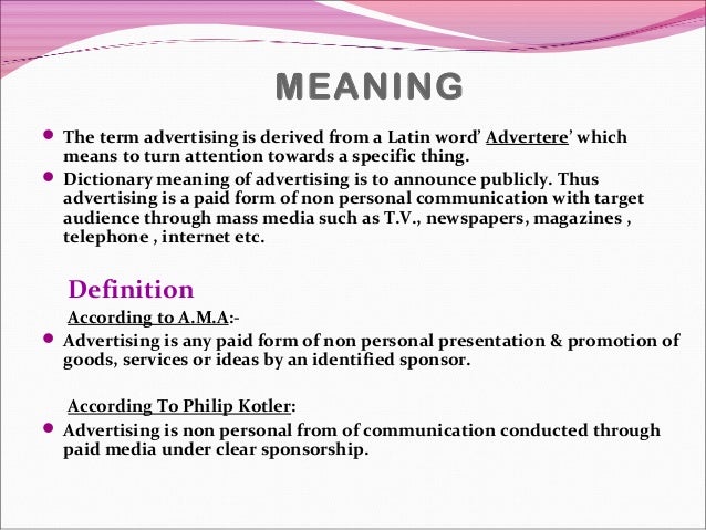 Advertising management 1 st, 2nd & 3rd topic of ...