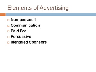 Advertising management Introduction | PPTX