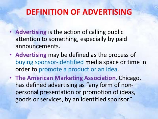 Advertising Media :