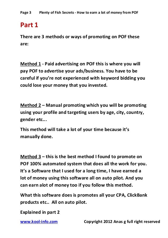 Plenty of fish advertising coupon