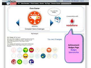 In association with




  Achievement
  Badges Page
    Badges
  Sponsorship
 