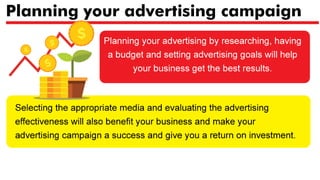 Advertising plan