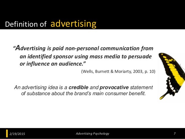 Definition of advert