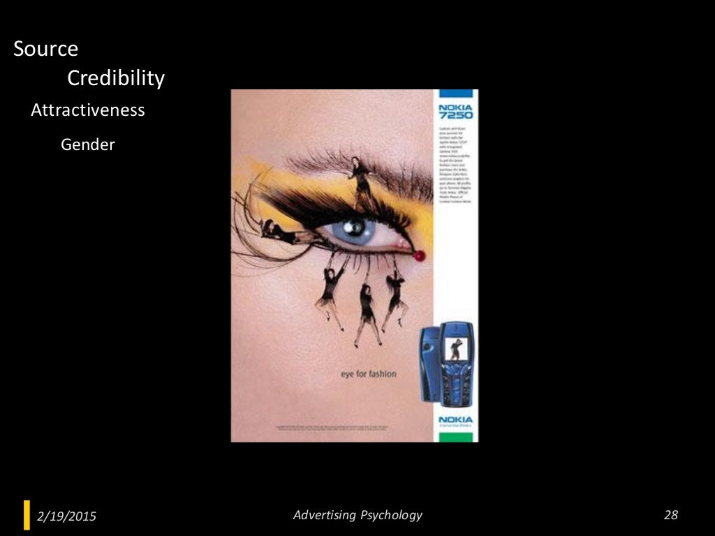 2/19/2015 Advertising Psychology 28 Credibility