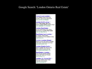 Google Search: 'London Ontario Real Estate' 