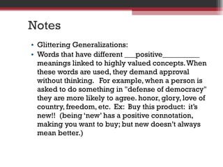 Advertising techniques | PPT