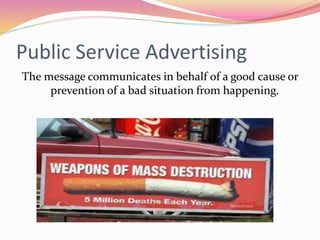 Public Service Message Example Ad Advertising writing | PPTX