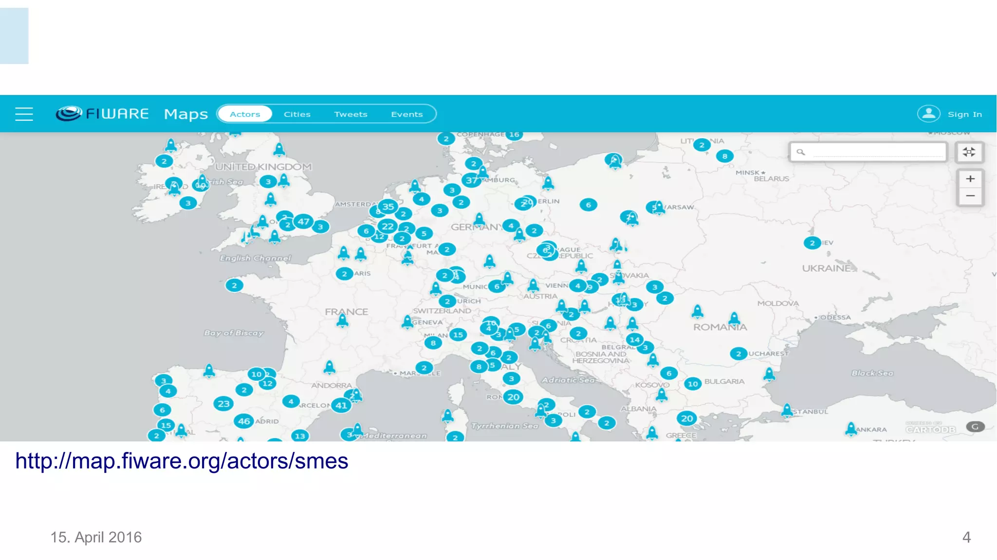 15. April 2016 4
http://map.fiware.org/actors/smes
 