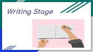 Writing Stage
 