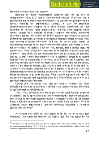 Advice To A Young Scientist | PDF