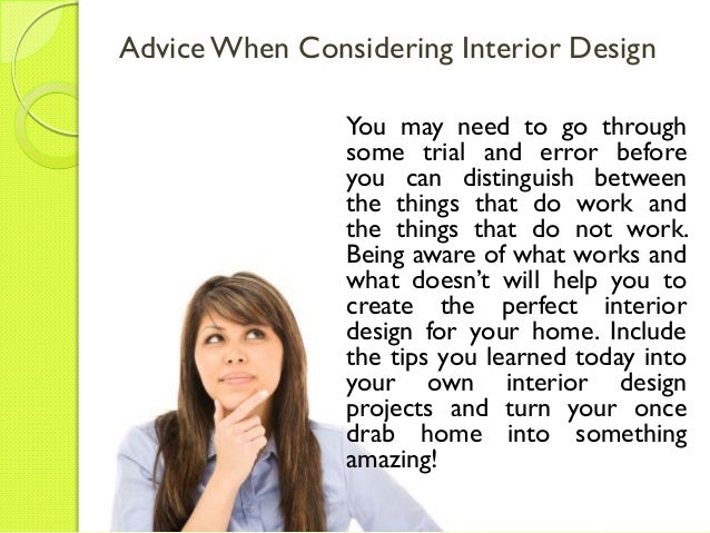 interior design advice