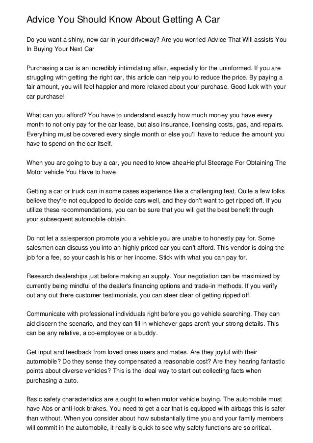 buying a car before getting license