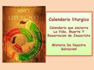 Calendario Liturgico, 