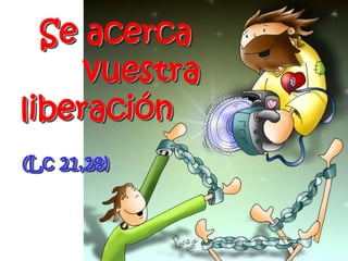 Se acerca      	    vuestra       liberación  (Lc 21,28)
