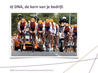 0) DNA, de kern van je bedrijf.




Bekijk onze website op www.pondressocialmarketing.nl
 