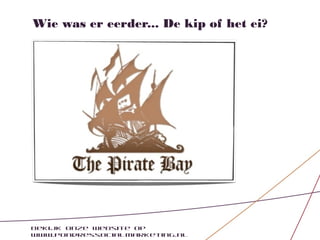 Wie was er eerder... De kip of het ei?




Bekijk onze website op
www.pondressocialmarketing.nl
 