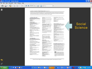 Social
Science
 
