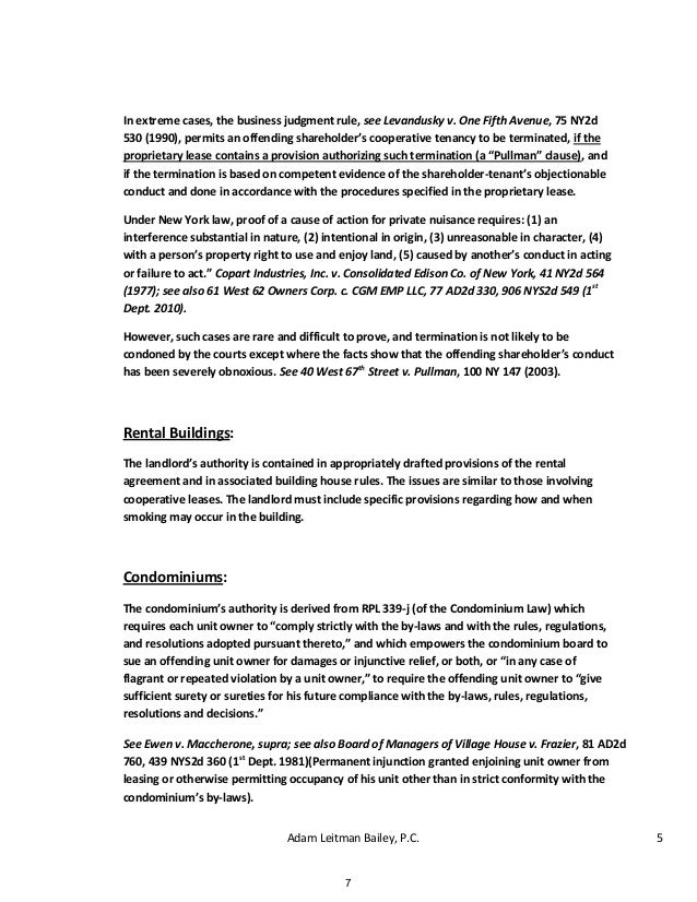 advising condominiums cooperatives and landlords on smoking issues a no smoking agreement form