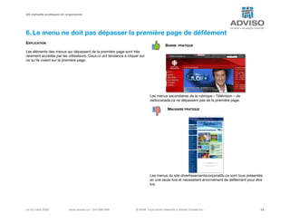 27 conseils pratiques en ergonomie Web