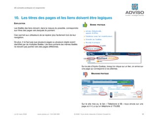 27 conseils pratiques en ergonomie Web