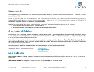 27 conseils pratiques en ergonomie Web