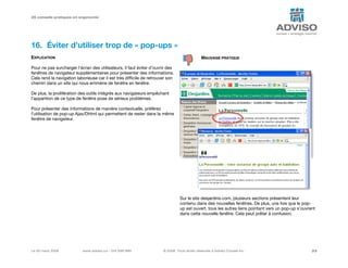 27 conseils pratiques en ergonomie Web