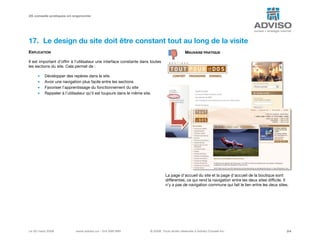 27 conseils pratiques en ergonomie Web