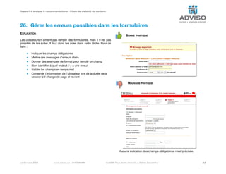 27 conseils pratiques en ergonomie Web