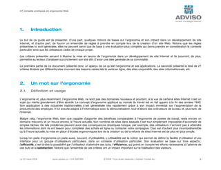 27 conseils pratiques en ergonomie Web