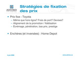 Planification stratégique en commerce électronique
