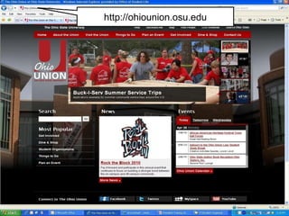 http://ohiounion.osu.edu
Union Homepage
 