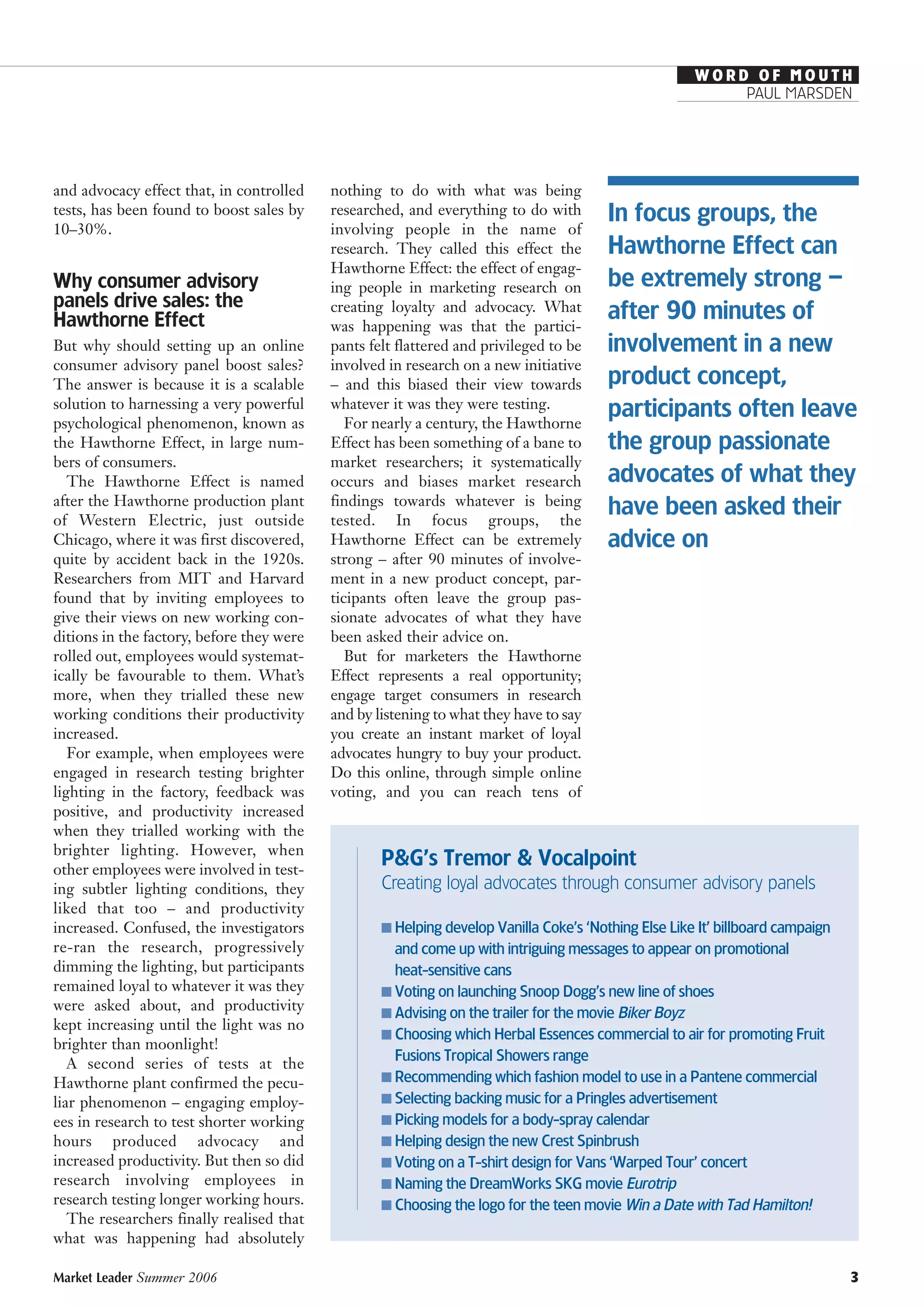 Customer Advisory Boards PDF