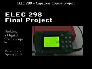 ELEC 298 - Capstone Course project
 