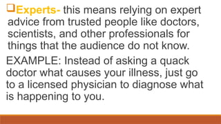 Language of Research, Campaigns and Advocacies | PPTX