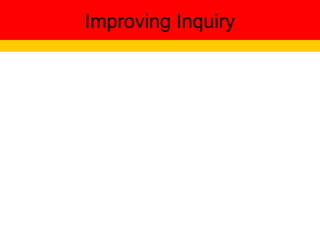 Improving Inquiry 