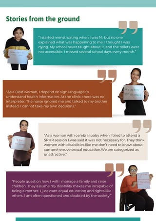 Sexual and Reproductive Health Rights (SRHR) of Women with Disabilities ...