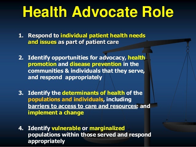 Advocacy in Medicine