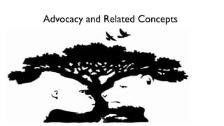 Advocacy and Related Concepts
 