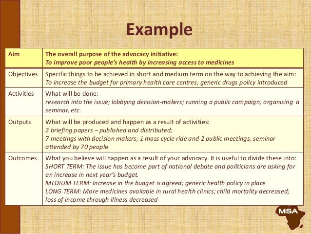 Health advocacy topics image