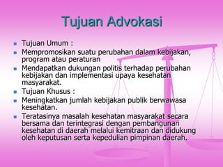 Advokasi Kesehatan | PPT