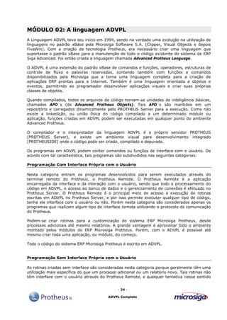 Advpl completo | PDF